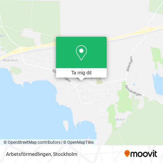 Arbetsförmedlingen karta