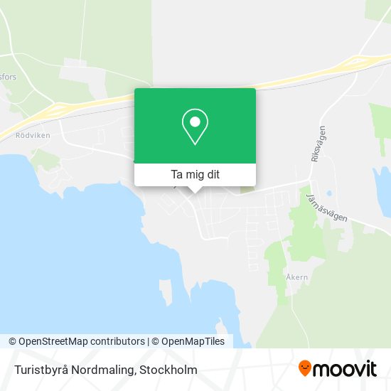 Turistbyrå Nordmaling karta