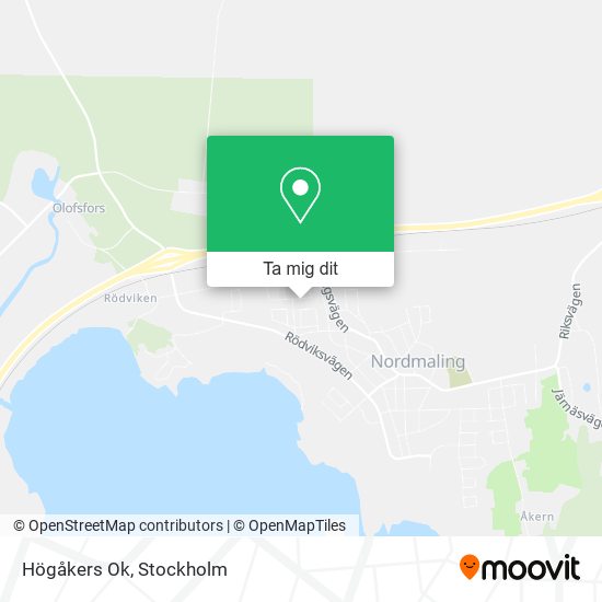 Högåkers Ok karta