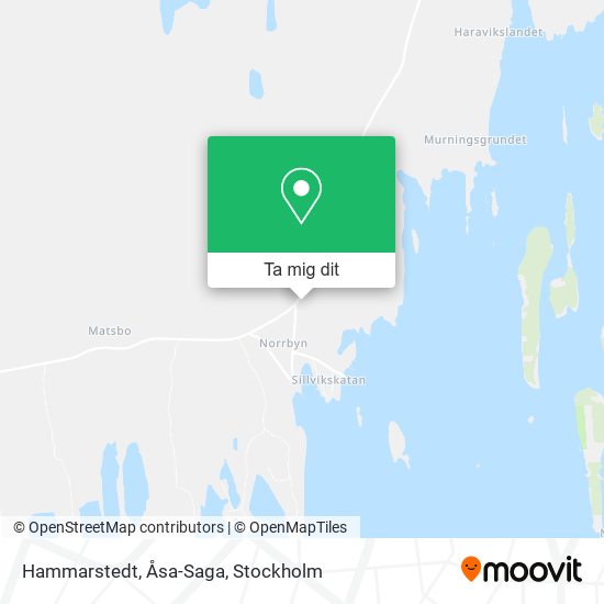 Hammarstedt, Åsa-Saga karta