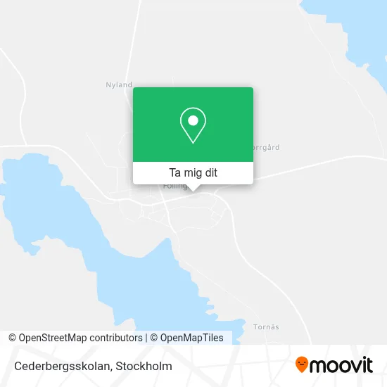 Cederbergsskolan karta