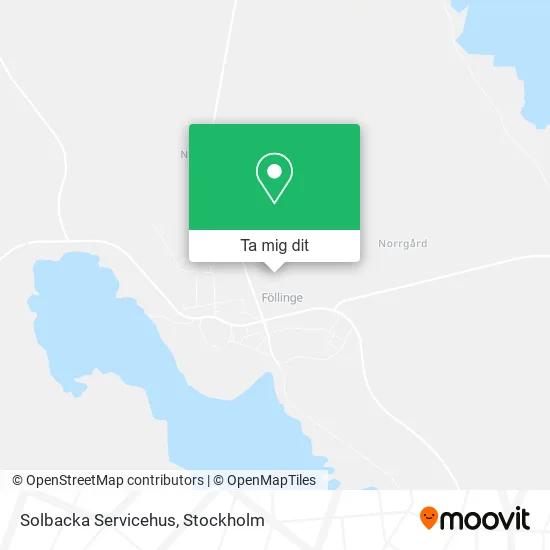 Solbacka Servicehus karta