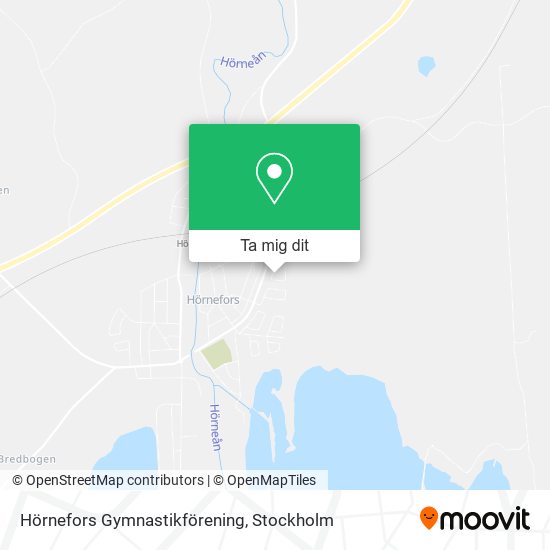 Hörnefors Gymnastikförening karta