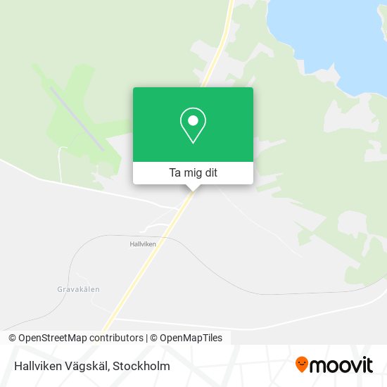 Hallviken Vägskäl karta