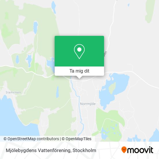 Mjölebygdens Vattenförening karta