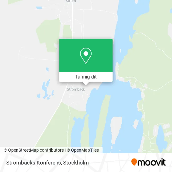 Strombacks Konferens karta