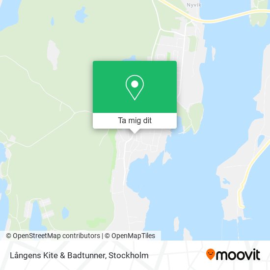 Långens Kite & Badtunner karta