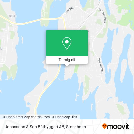 Johansson & Son Båtbyggeri AB karta