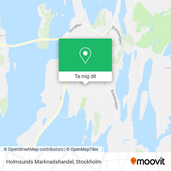 Holmsunds Marknadshandel karta