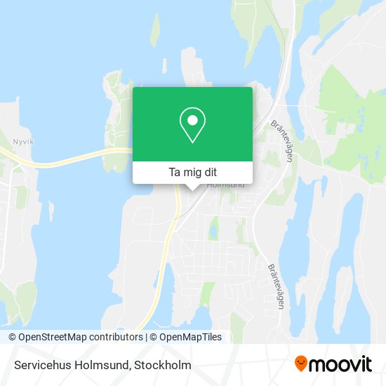 Servicehus Holmsund karta