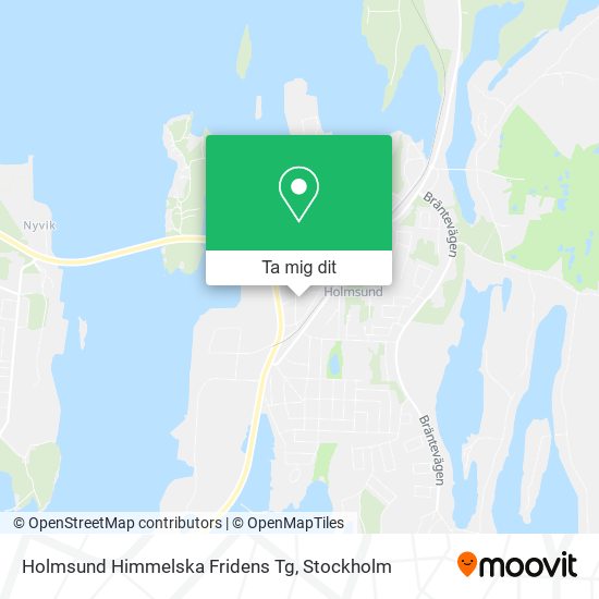 Holmsund Himmelska Fridens Tg karta