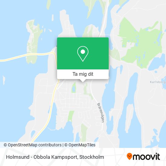 Holmsund - Obbola Kampsport karta