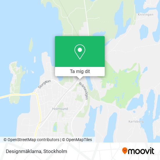 Designmäklarna karta