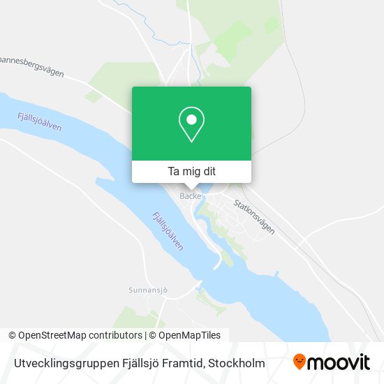 Utvecklingsgruppen Fjällsjö Framtid karta