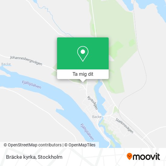 Bräcke kyrka karta