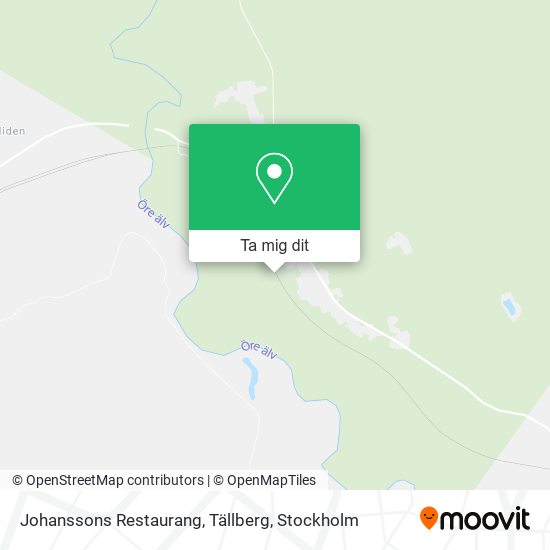 Johanssons Restaurang, Tällberg karta