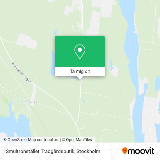 Smultronstället Trädgårdsbutik karta