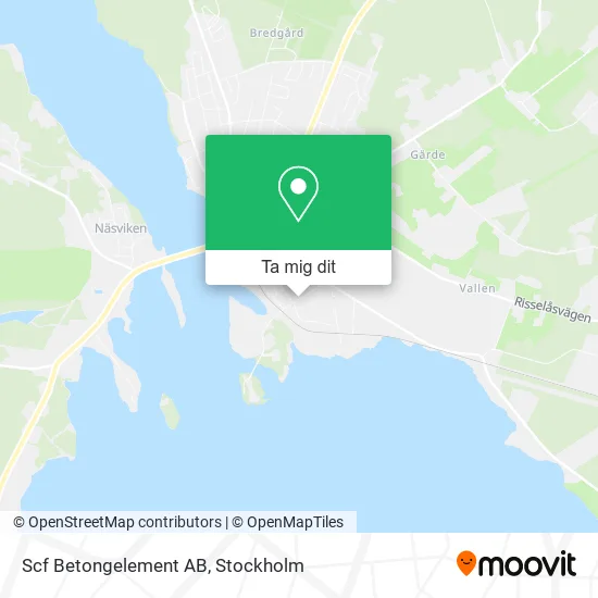 Scf Betongelement AB karta