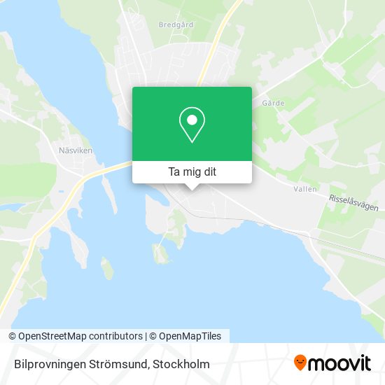 Bilprovningen Strömsund karta