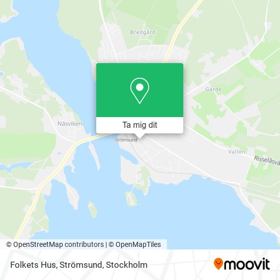 Folkets Hus, Strömsund karta