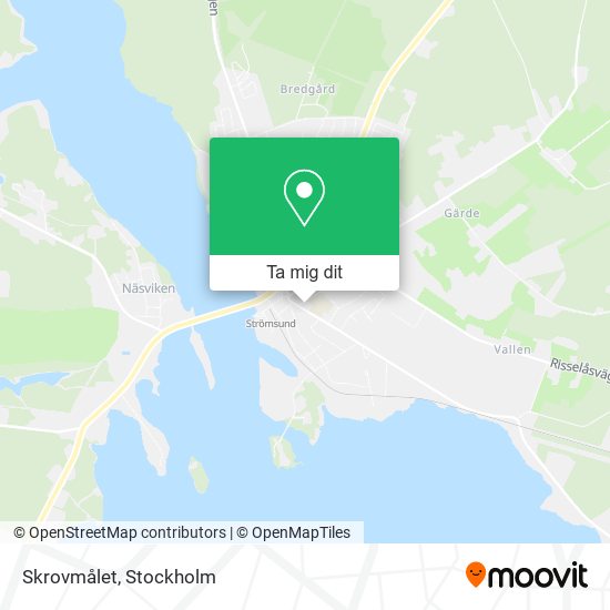 Skrovmålet karta