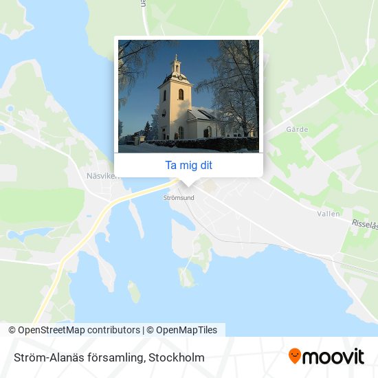 Ström-Alanäs församling karta