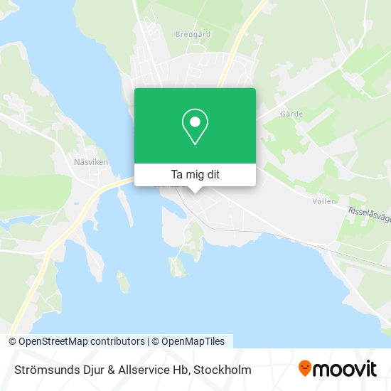 Strömsunds Djur & Allservice Hb karta