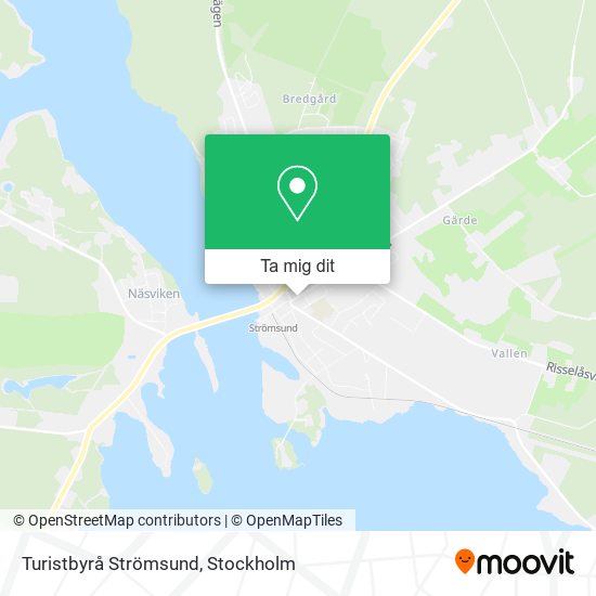 Turistbyrå Strömsund karta