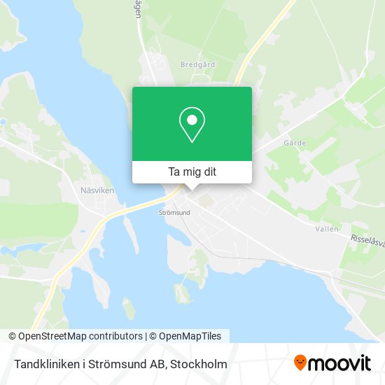 Tandkliniken i Strömsund AB karta