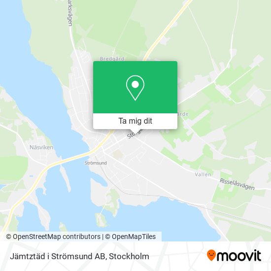 Jämtztäd i Strömsund AB karta
