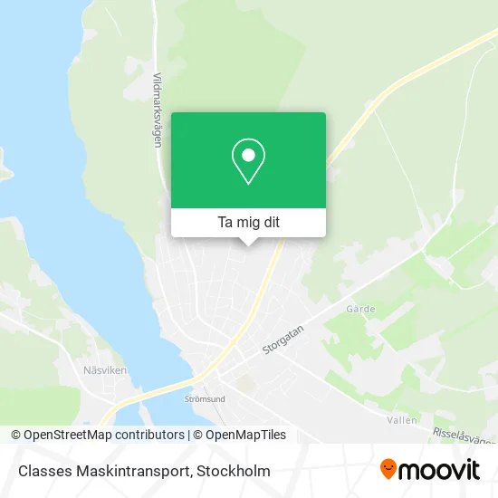 Classes Maskintransport karta