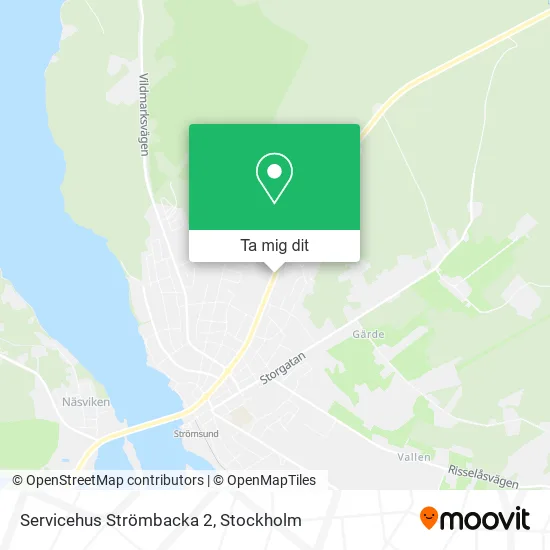 Servicehus Strömbacka 2 karta