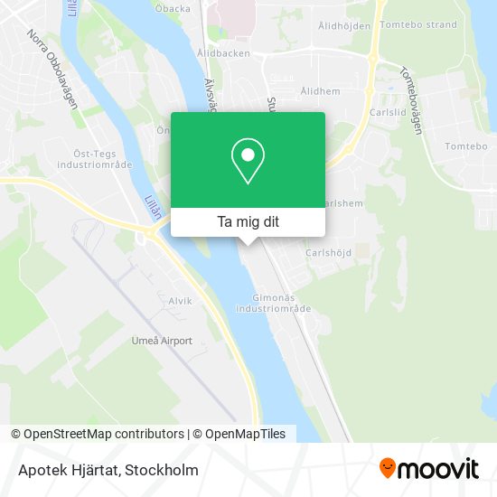 Apotek Hjärtat karta