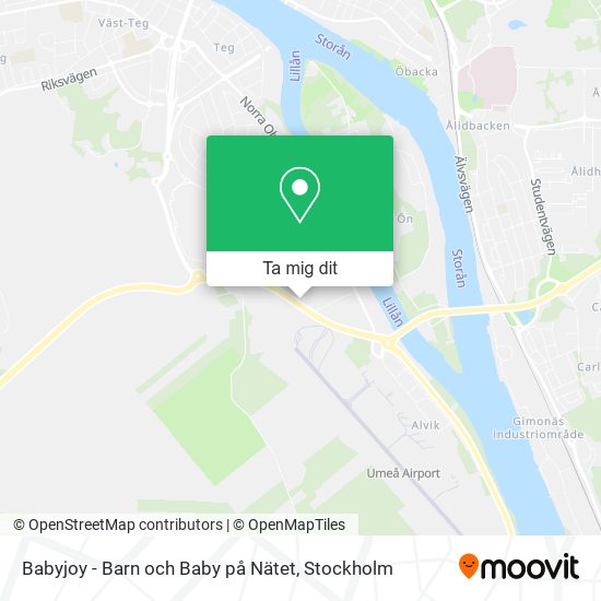 Babyjoy - Barn och Baby på Nätet karta
