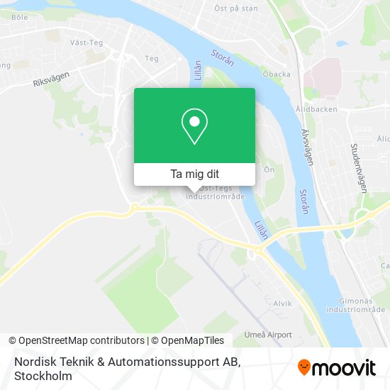 Nordisk Teknik & Automationssupport AB karta