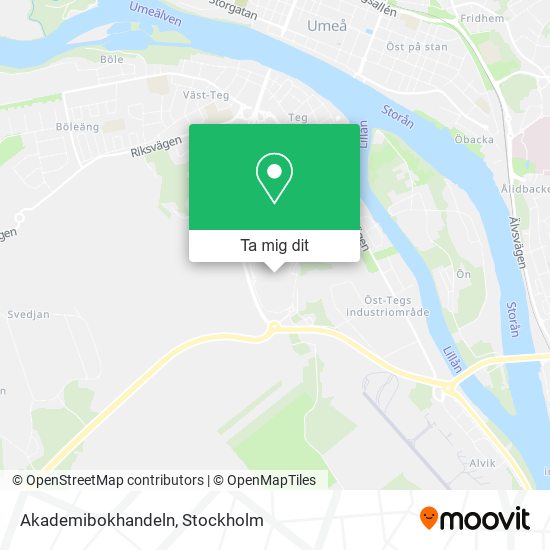 Akademibokhandeln karta