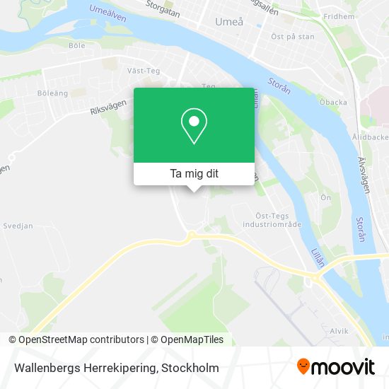 Wallenbergs Herrekipering karta