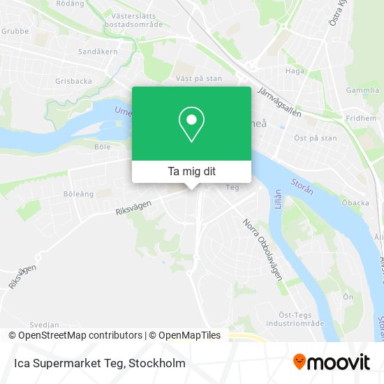 Ica Supermarket Teg karta