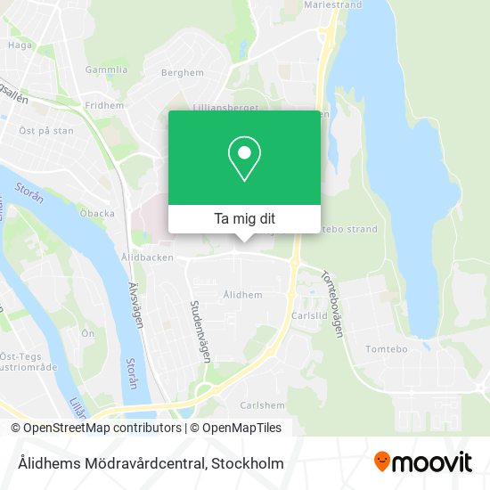 Ålidhems Mödravårdcentral karta