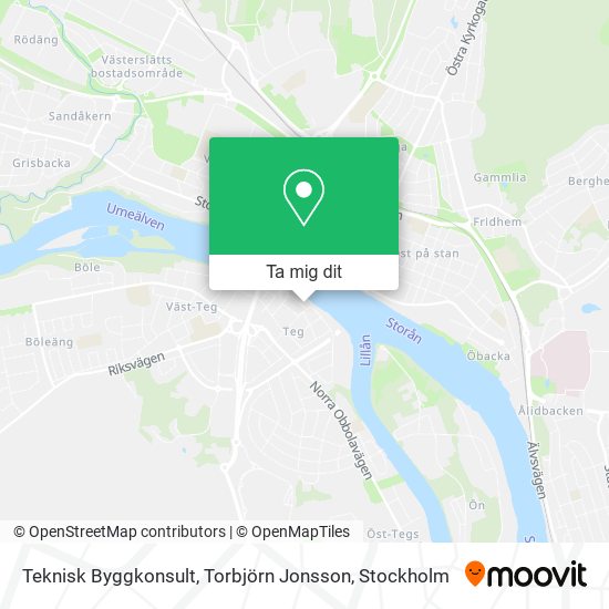 Teknisk Byggkonsult, Torbjörn Jonsson karta