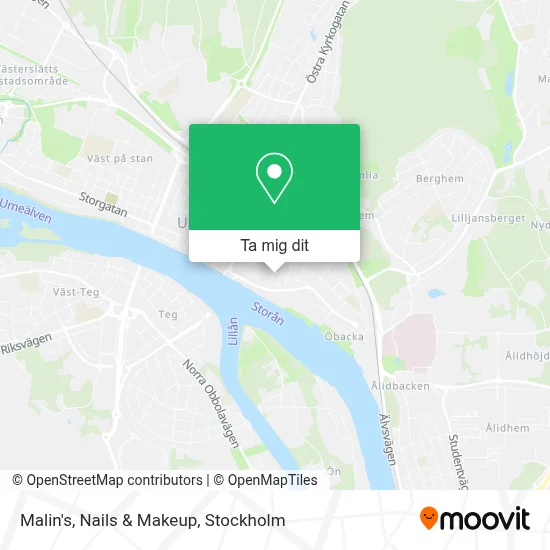 Malin's, Nails & Makeup karta