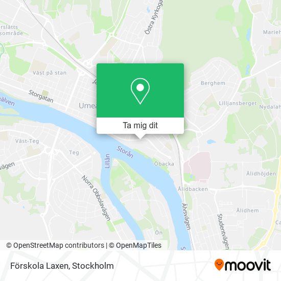Förskola Laxen karta