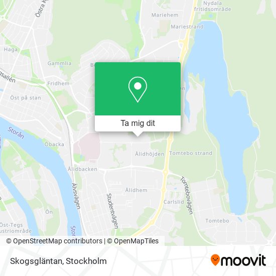 Skogsgläntan karta
