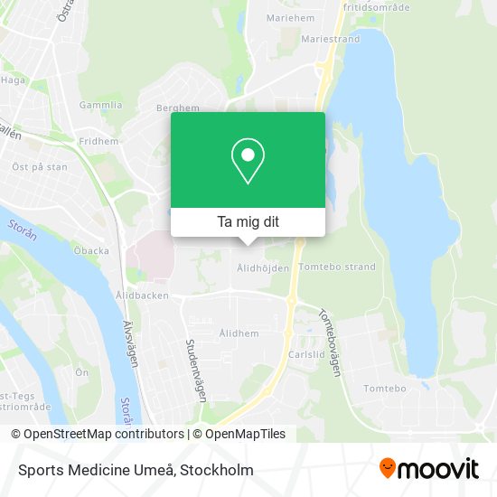 Sports Medicine Umeå karta