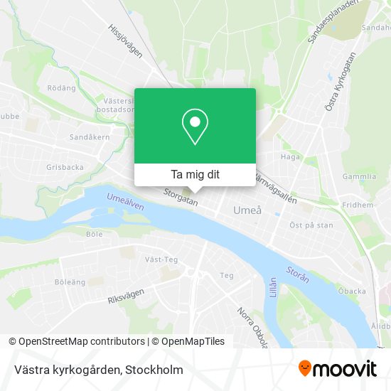 Västra kyrkogården karta