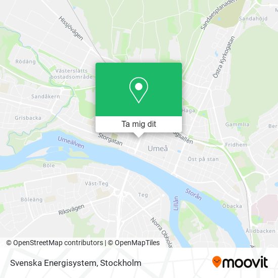 Svenska Energisystem karta