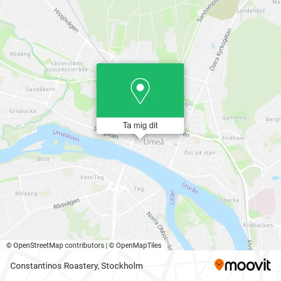 Constantinos Roastery karta