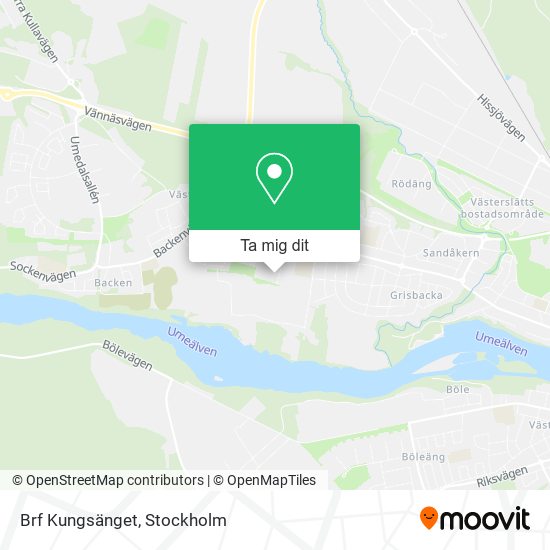 Brf Kungsänget karta