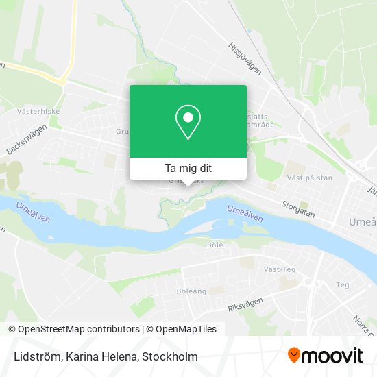 Lidström, Karina Helena karta