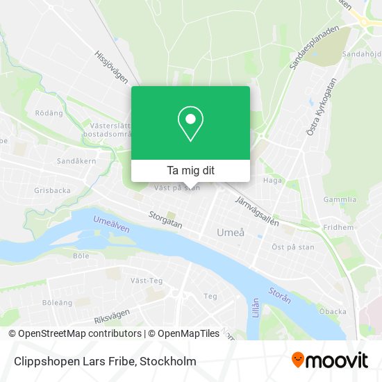 Clippshopen Lars Fribe karta